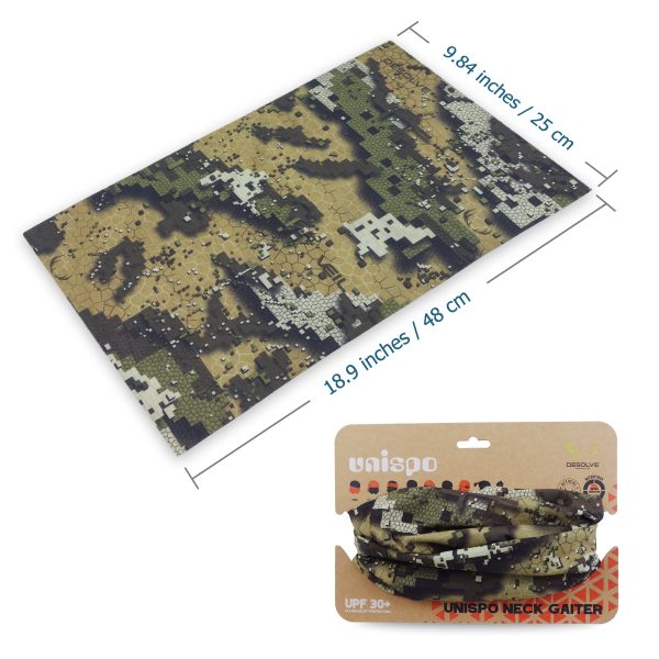 Unispo Camo Neck Gaiter (Veil Camo) - Image 4
