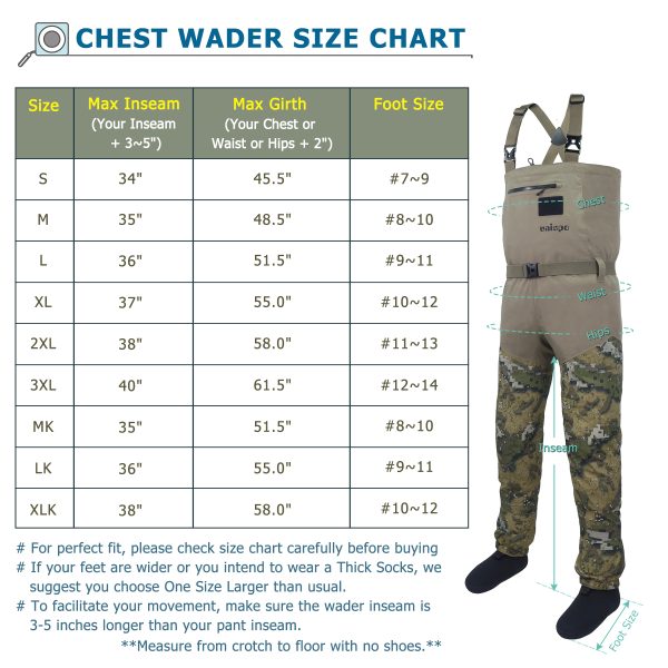 Breathable Stockingfoot Chest Wader - Image 2