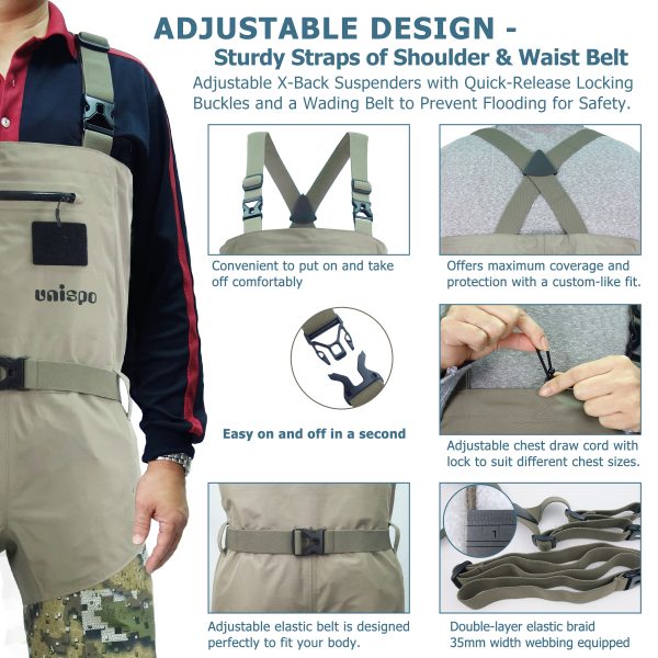 Breathable Stockingfoot Chest Wader - Image 4
